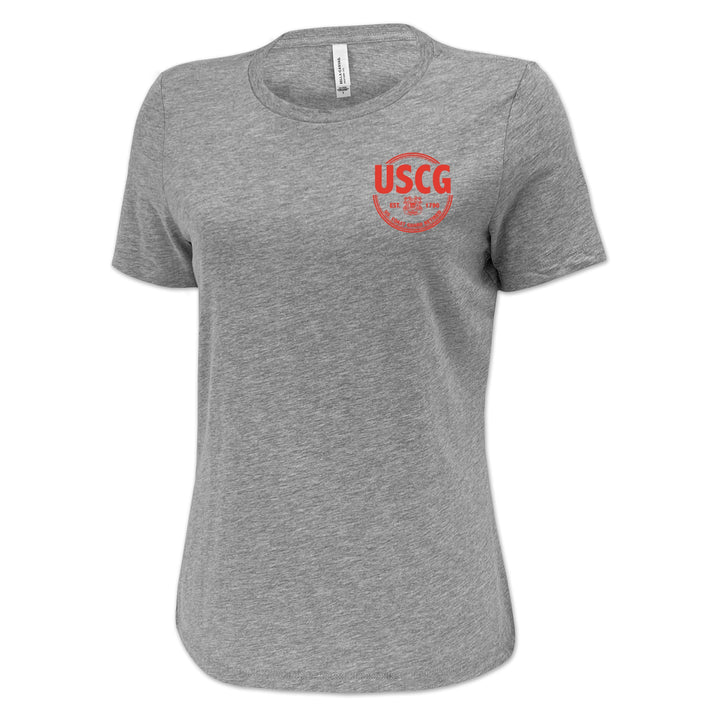 Coast Guard Retired Ladies T-Shirt