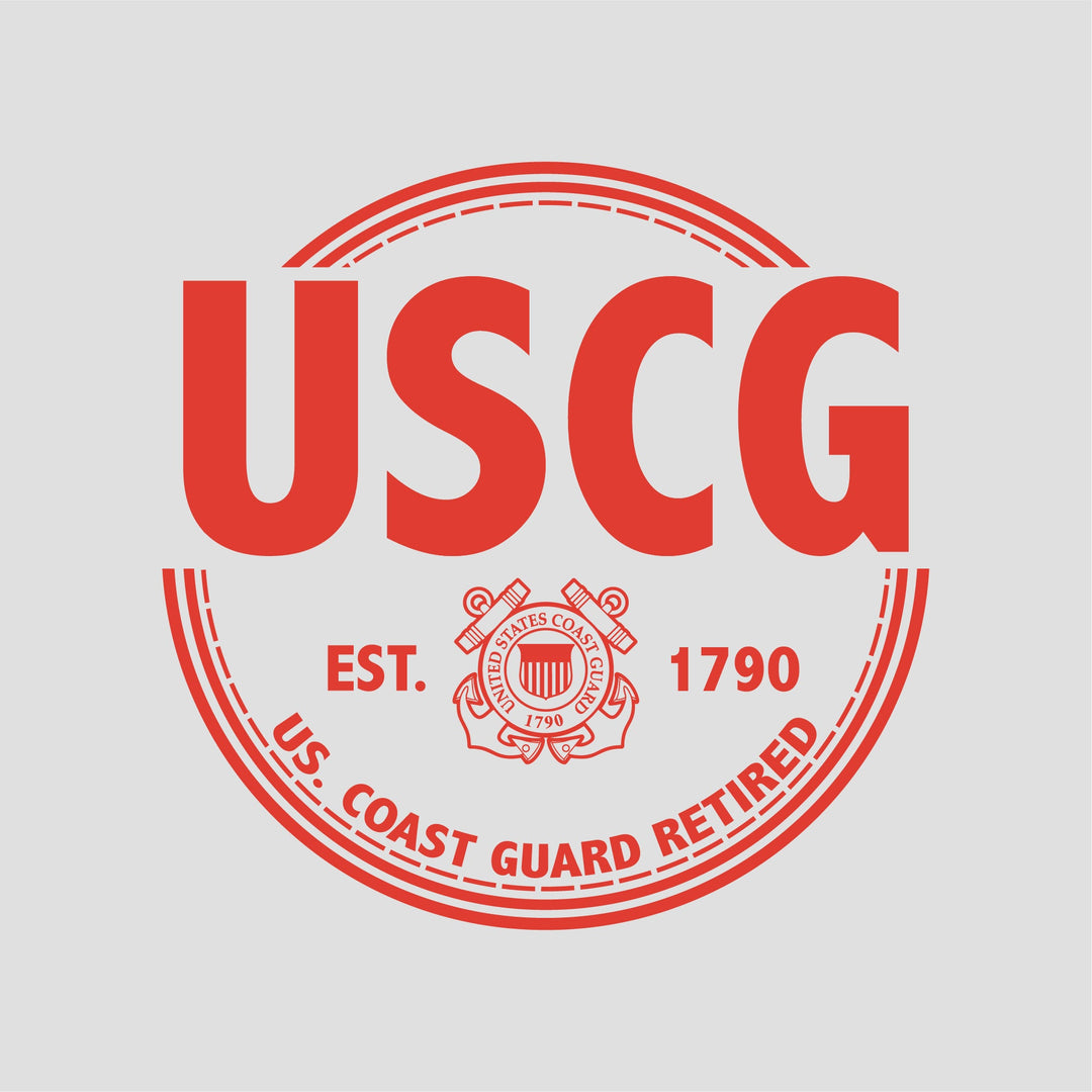 Coast Guard Retired Ladies T-Shirt