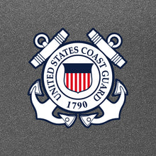 Load image into Gallery viewer, Coast Guard Seal Center Chest Performance Hood (Grey)