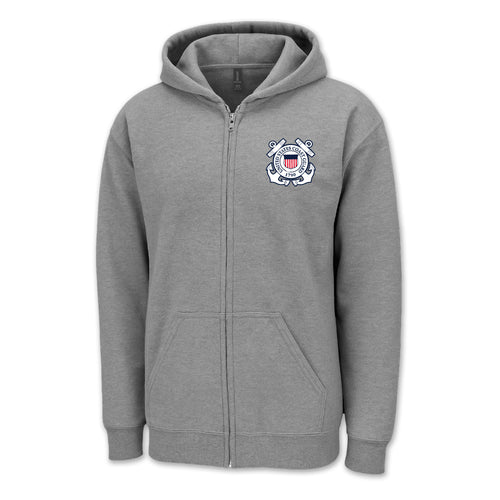 Coast Guard Seal Logo Full Zip Hood
