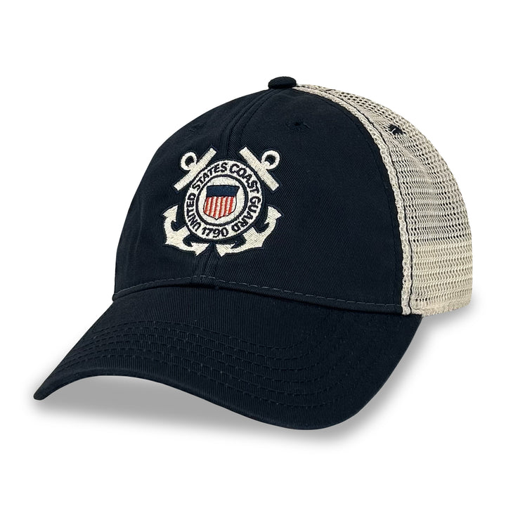 Coast Guard Seal Trucker Hat (Navy)