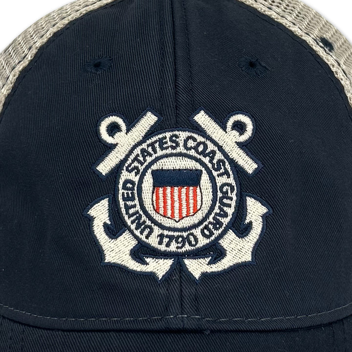 Coast Guard Seal Trucker Hat (Navy)