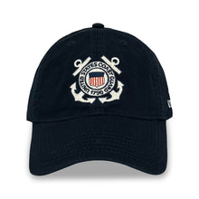 Load image into Gallery viewer, Coast Guard Seal Veteran Twill Hat (Navy)