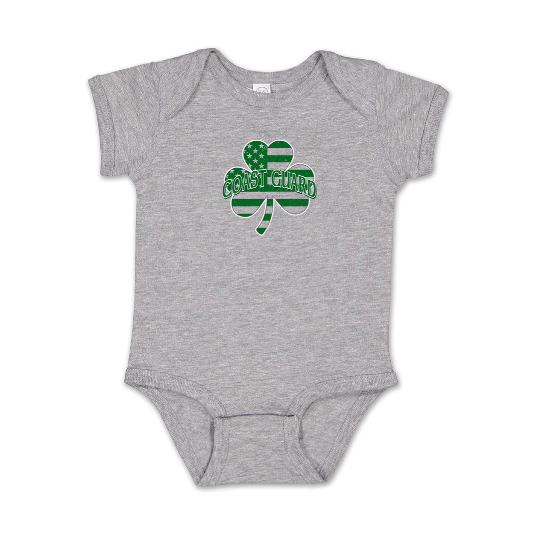 Coast Guard Shamrock Infant Romper