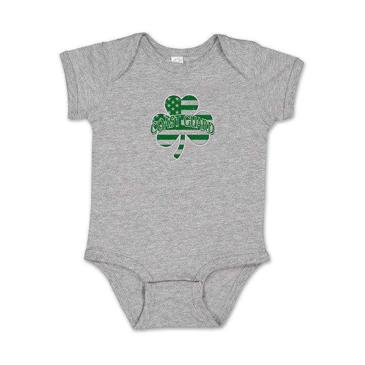 Coast Guard Shamrock Infant Romper