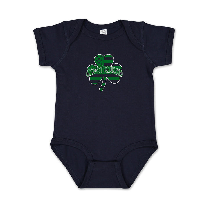 Coast Guard Shamrock Infant Romper