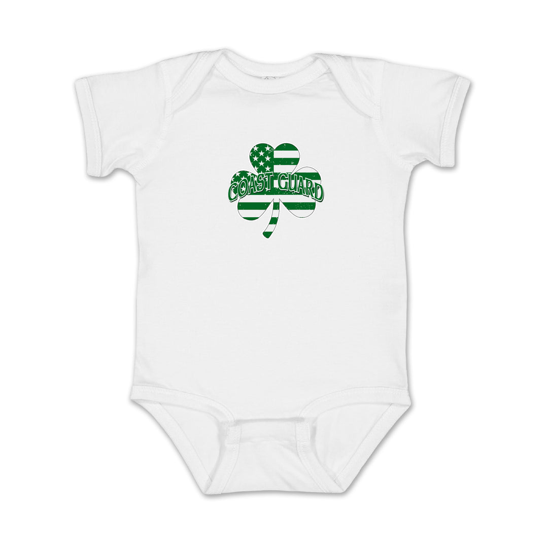 Coast Guard Shamrock Infant Romper