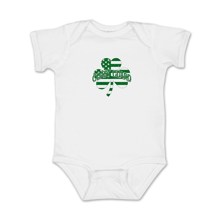 Coast Guard Shamrock Infant Romper