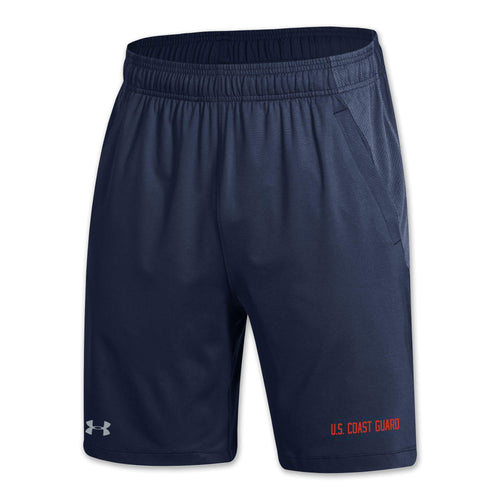 Coast Guard Under Armour 1790 Tech Vent Short (Navy)