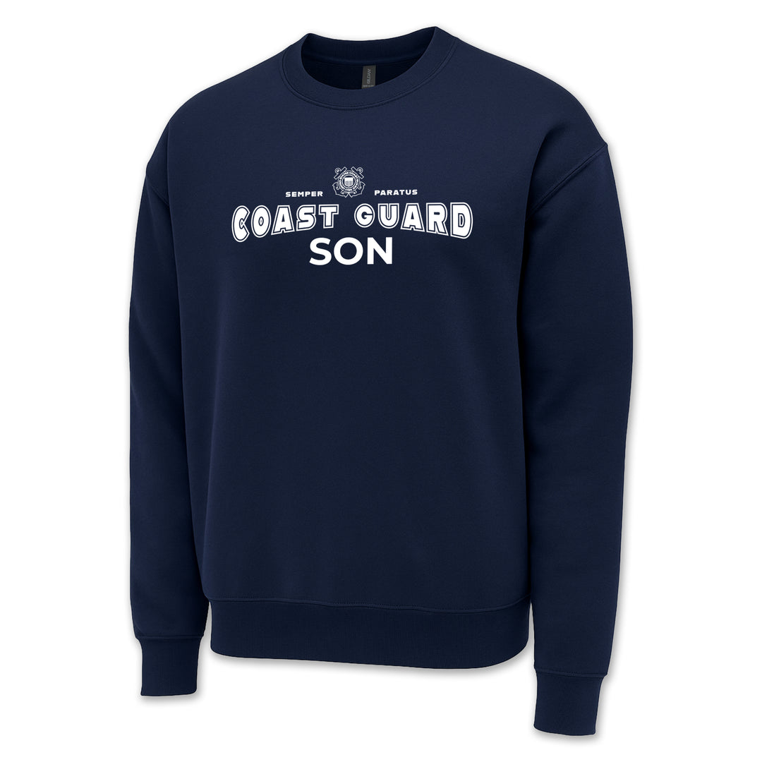 Coast Guard Son Crewneck (Navy)