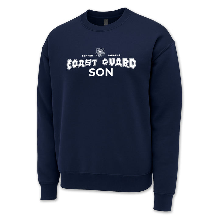 Coast Guard Son Crewneck (Navy)