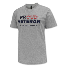 Load image into Gallery viewer, Coast Guard Proud Veteran T-Shirt (Grey)