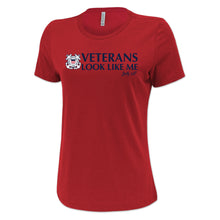 Load image into Gallery viewer, Coast Guard Vet Looks Like Me Ladies T-Shirt