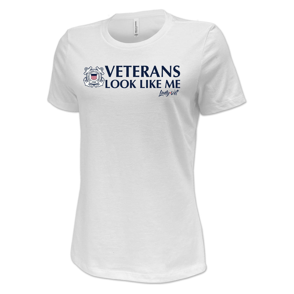 Pick Your Design Coast Guard Ladies T-Shirt (White)