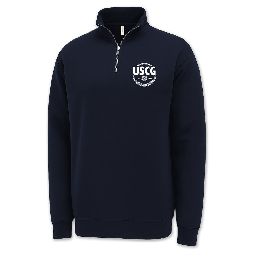 Coast Guard Veteran 1/4 Zip