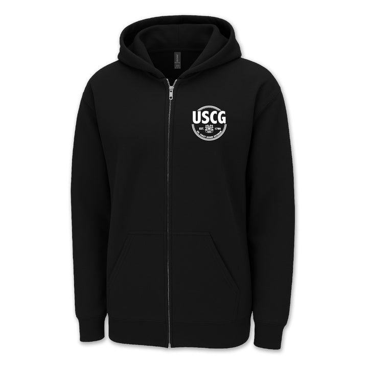 Coast Guard Veteran Full-Zip Hood
