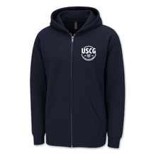 Load image into Gallery viewer, Coast Guard Veteran Full-Zip Hood