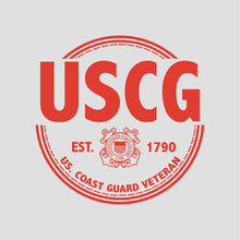 Load image into Gallery viewer, Coast Guard Veteran Ladies T-Shirt