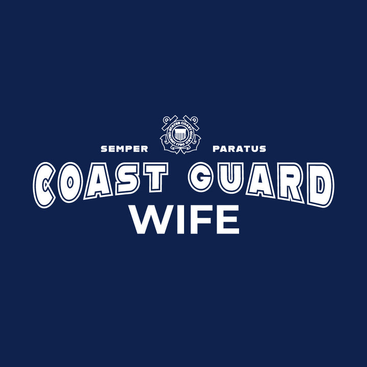 Coast Guard Wife T-Shirt (Navy)