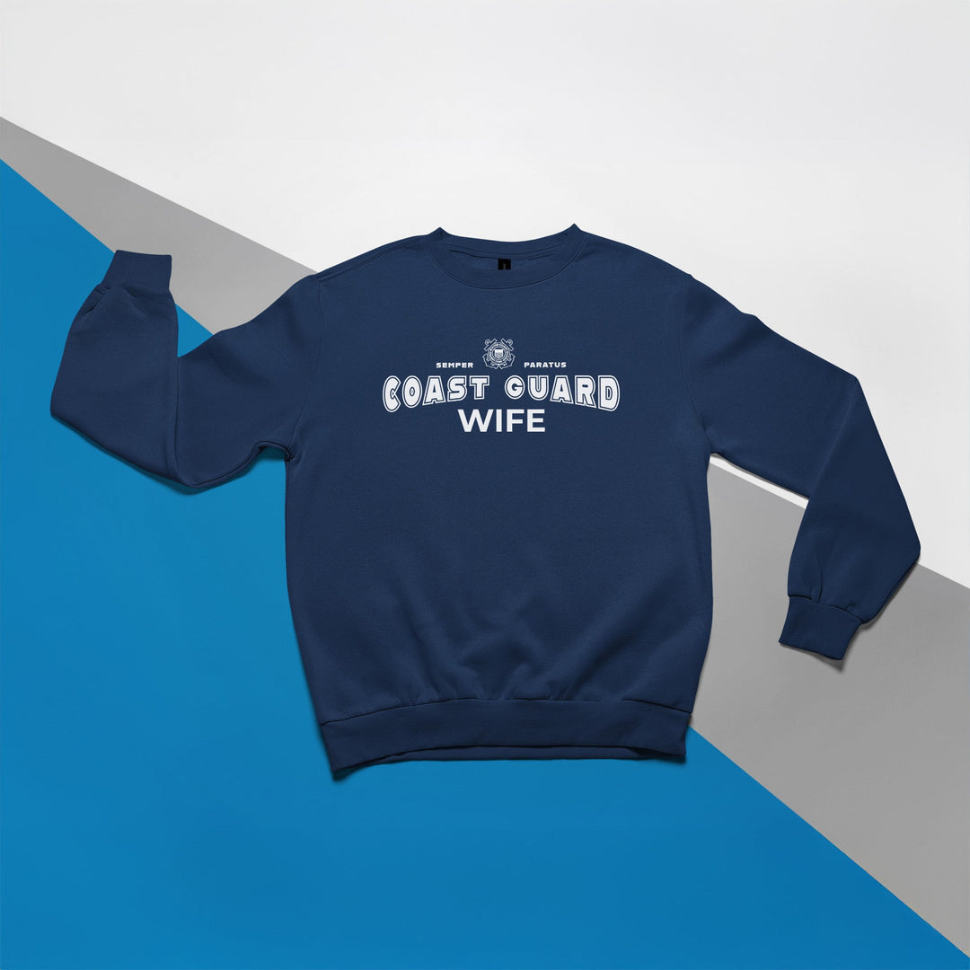 Coast Guard Wife Crewneck (Navy)