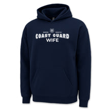 Load image into Gallery viewer, Coast Guard Wife Hood (Navy)