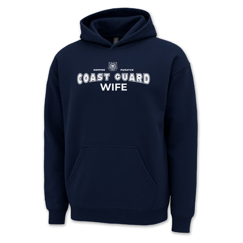 Coast Guard Wife Hood (Navy)