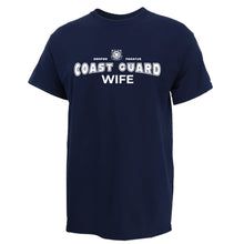 Load image into Gallery viewer, Coast Guard Wife T-Shirt (Navy)
