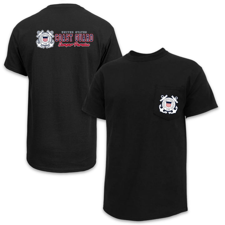Coast Guard Mens Pocket Duo T-Shirt