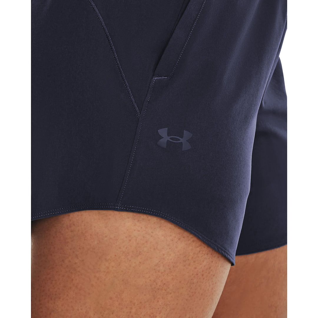 Coast Guard Seal Women's Under Armour Flex Woven Short (Navy)