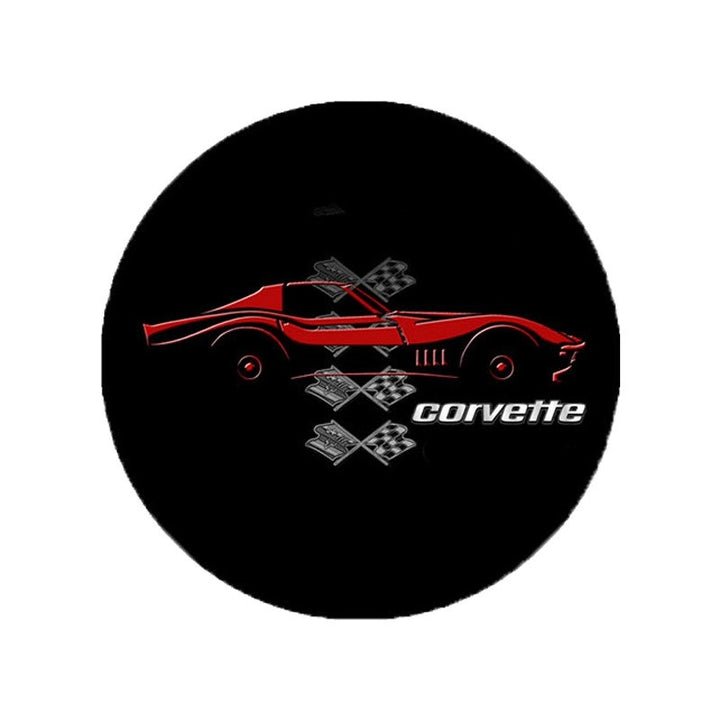 Corvette Vette 69 Spine T-Shirt (Black)