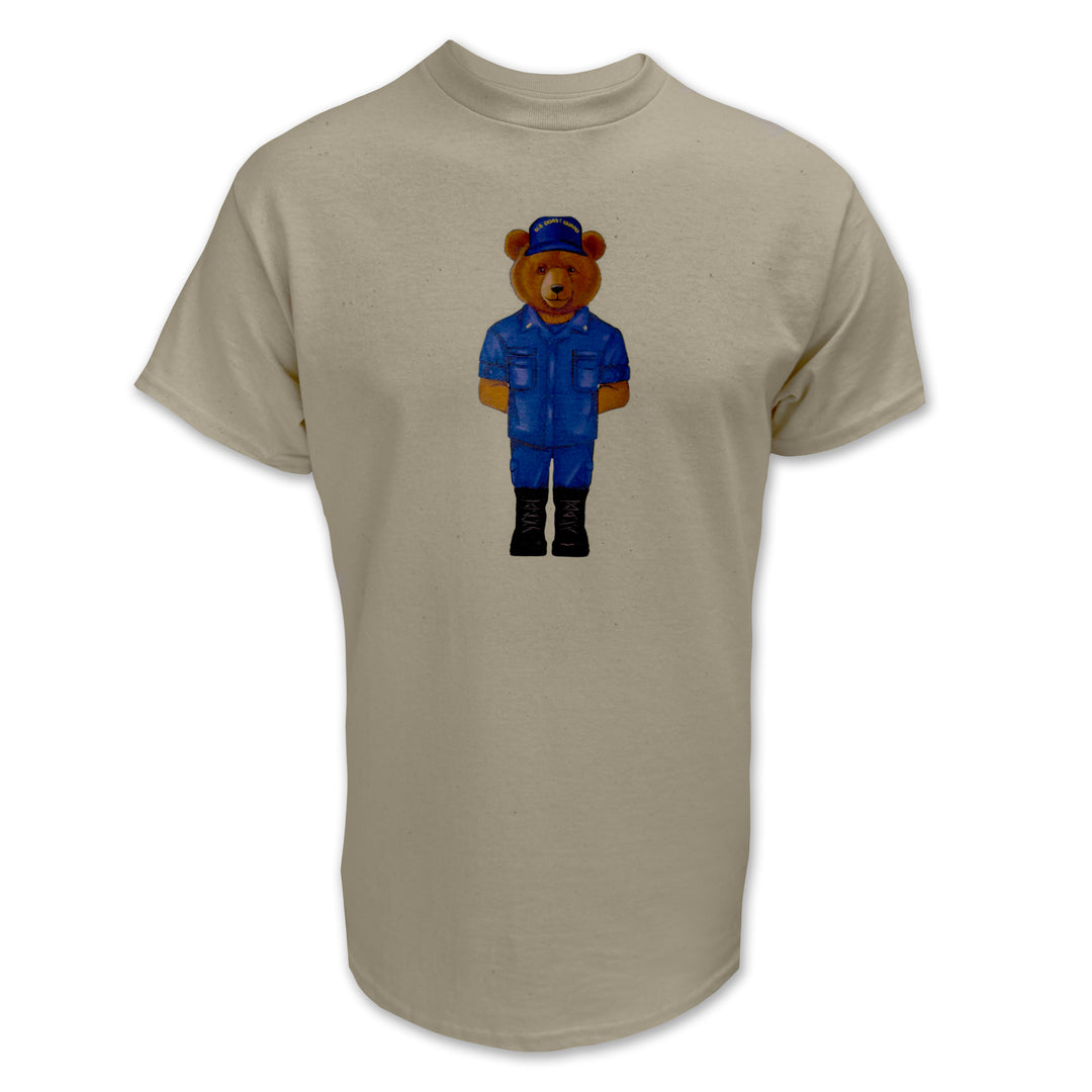 Crew Dog Coast Guard Uniform Bear T-Shirt (Cream)