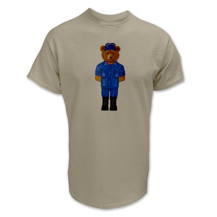 Crew Dog Coast Guard Uniform Bear T-Shirt (Cream)