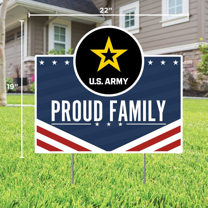 Army Proud Family Lawn Sign*