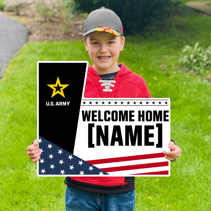 Army Welcome Home Custom Lawn Sign*