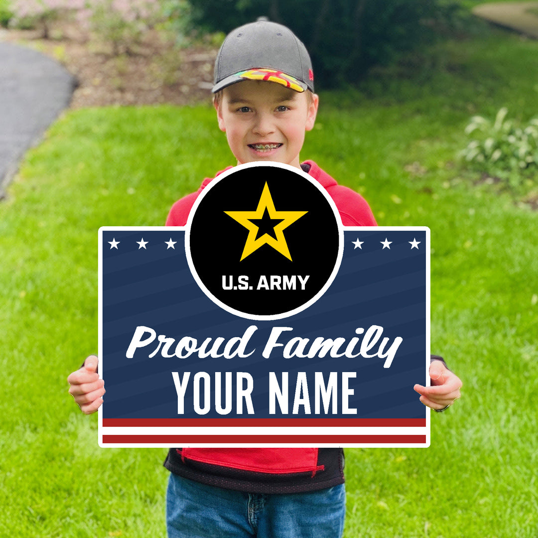 Army Proud Family Custom Lawn Sign*
