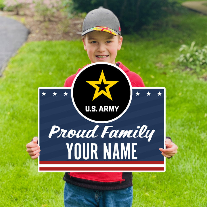 Army Proud Family Custom Lawn Sign*
