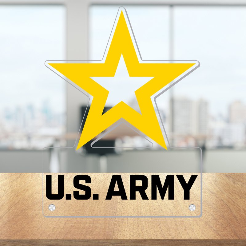 Army Star Acrylic Sign*