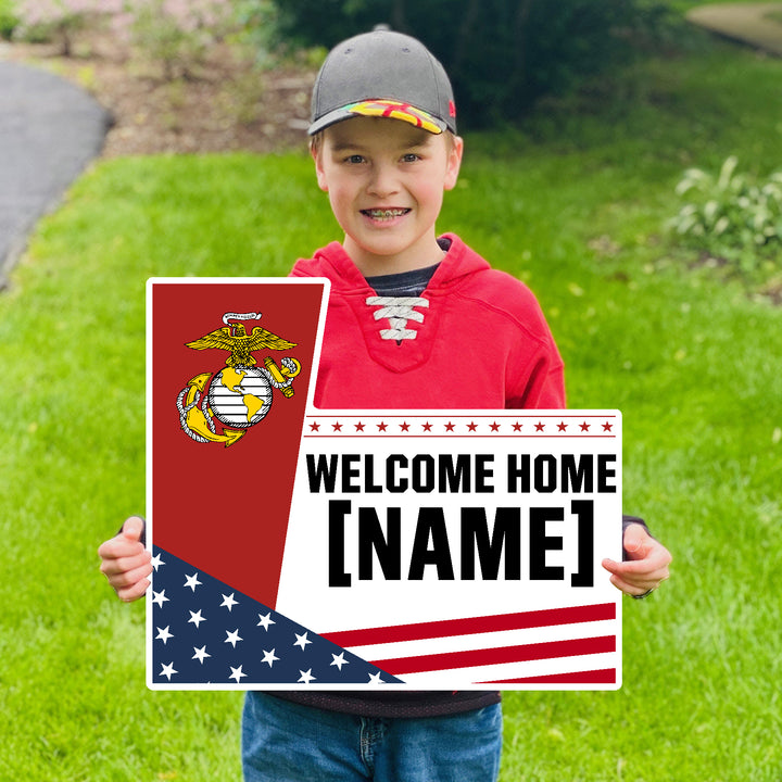 Marines Welcome Home Custom Lawn Sign*