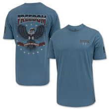 Load image into Gallery viewer, Under Armour Freedom Military Eagle T-Shirt (Blue)
