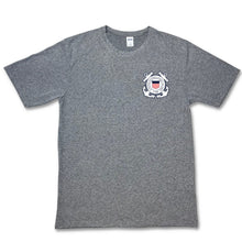 Load image into Gallery viewer, Coast Guard Seal Logo Performance T-Shirt (Grey)