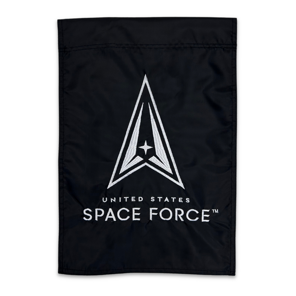 Space Force Double Sided Embroidered Garden Flag (12