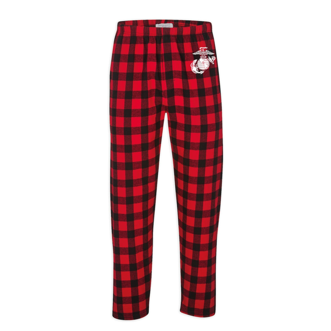 Marines EGA Buffalo Check Flannel Pants
