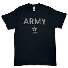Load image into Gallery viewer, Army Reflective PT T-Shirt (Black)