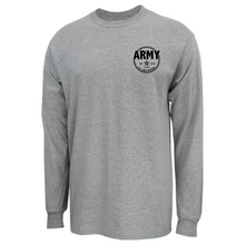 Load image into Gallery viewer, Army Retired Left Chest Long Sleeve T-Shirt