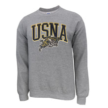 Load image into Gallery viewer, USNA Goat Embroidered Crewneck
