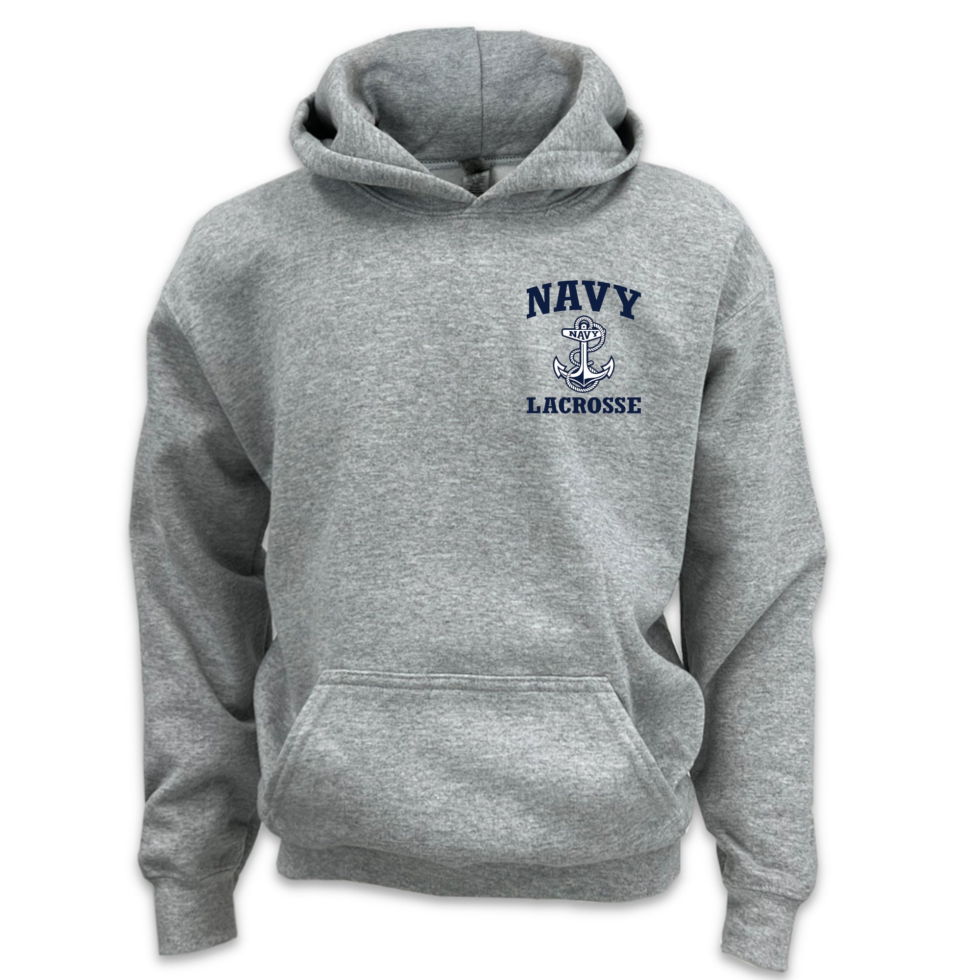 Navy Youth Anchor Lacrosse Hood