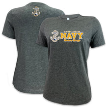 Load image into Gallery viewer, Navy Ladies Duo T-Shirt