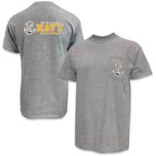 Load image into Gallery viewer, Navy Mens Pocket Duo T-Shirt
