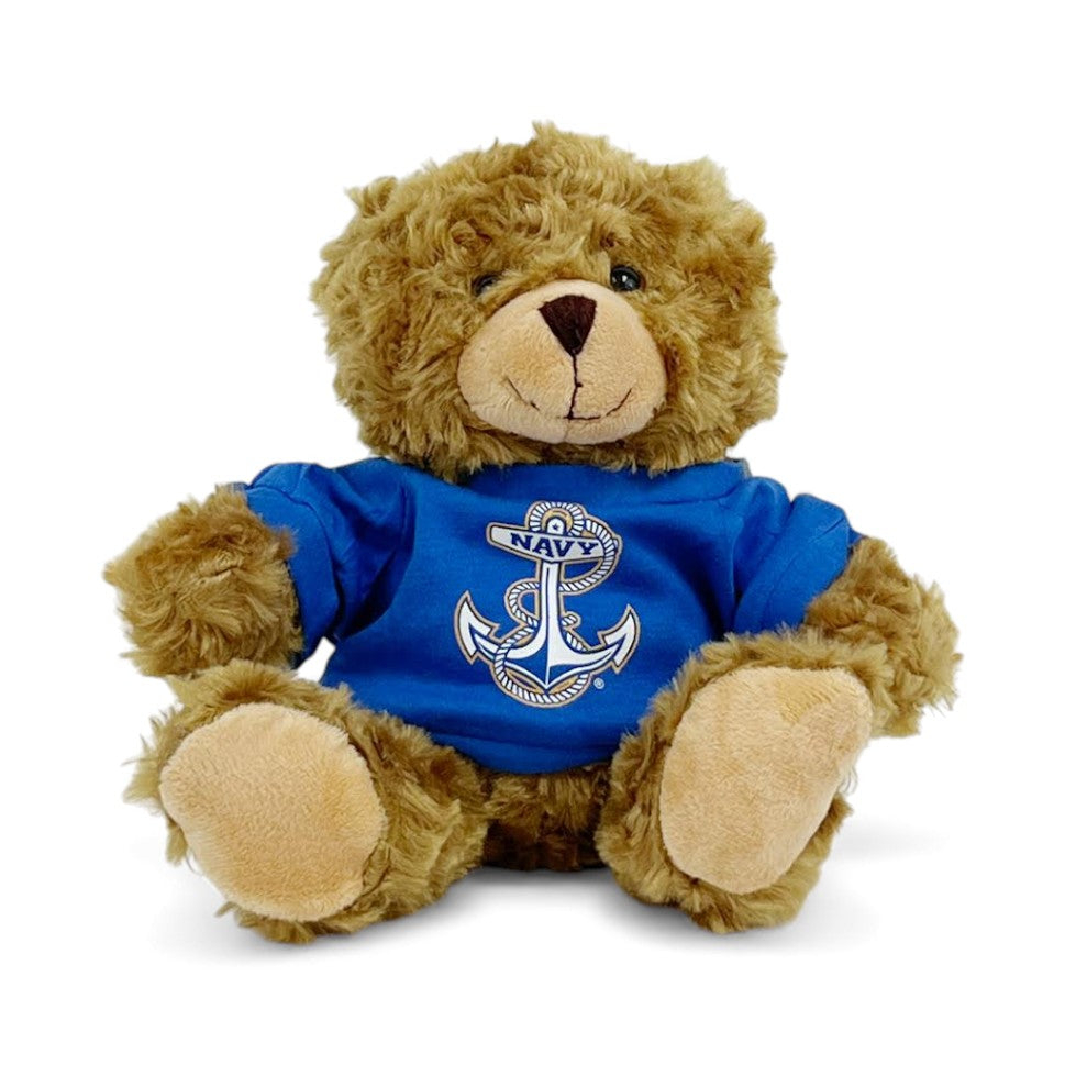 Navy 10" Bear (Beige)