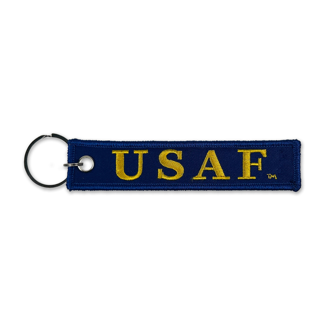 Iaf Key Chain USAF Fly Fight Win Double Sided Embroidered Key Chain – Armed Forces Gear